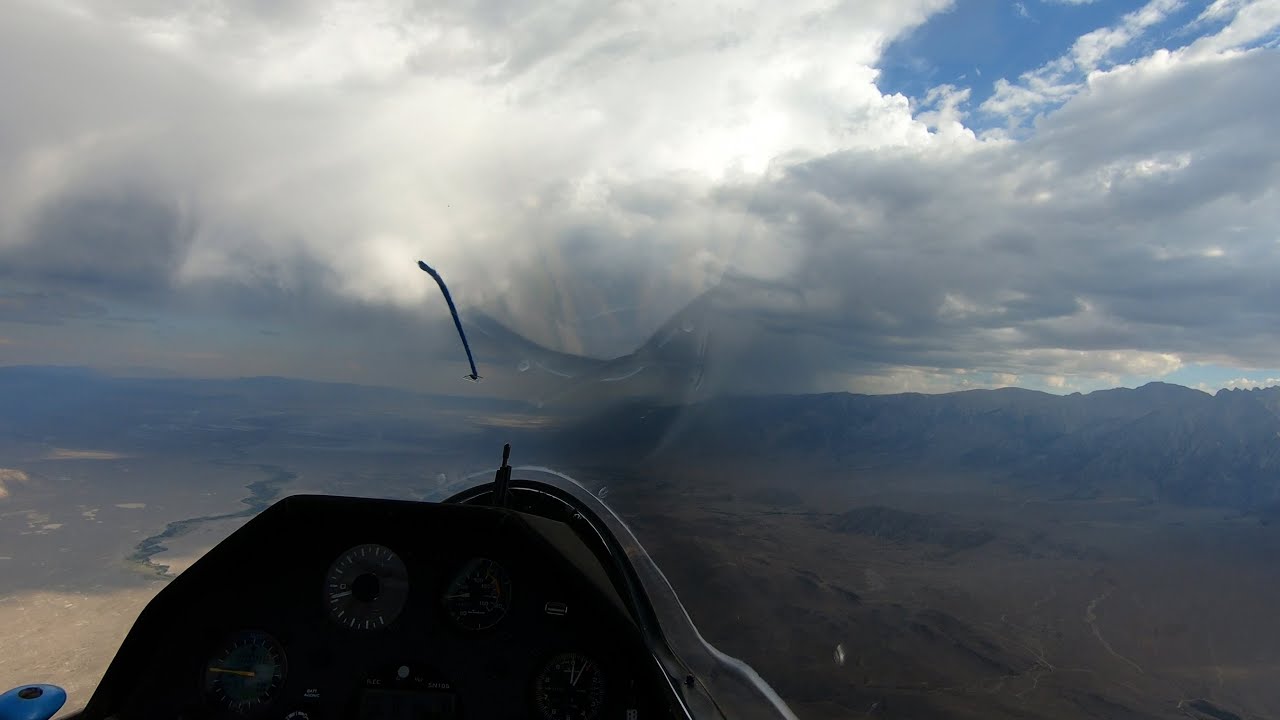 Landing a Sailplane in a Downburst