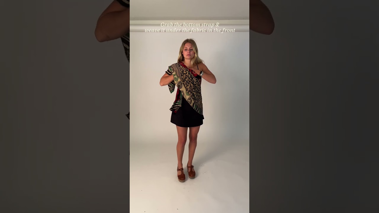 How to Tie a Wrap Skirt: Bohemian Halter Top