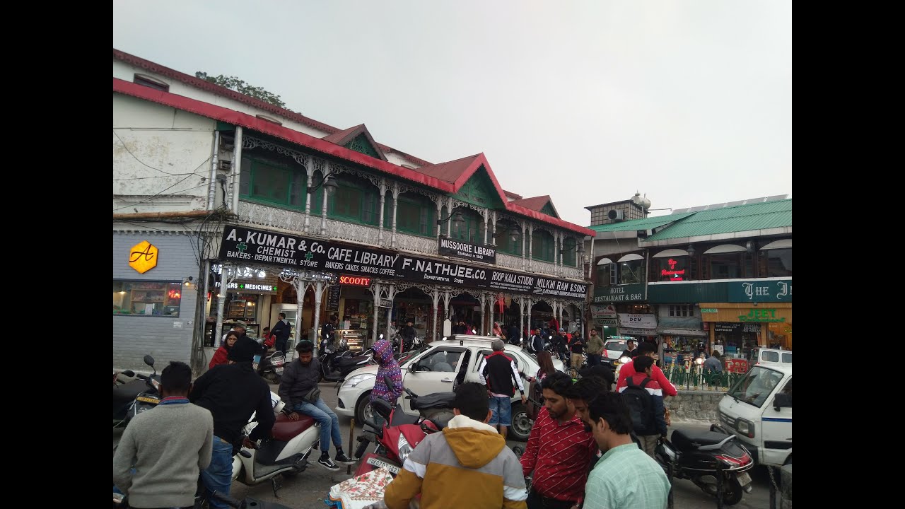 Famous library chowk in Mussoorie #touristspot #Mussoorie #goodmood #hustlebustle #historicplace