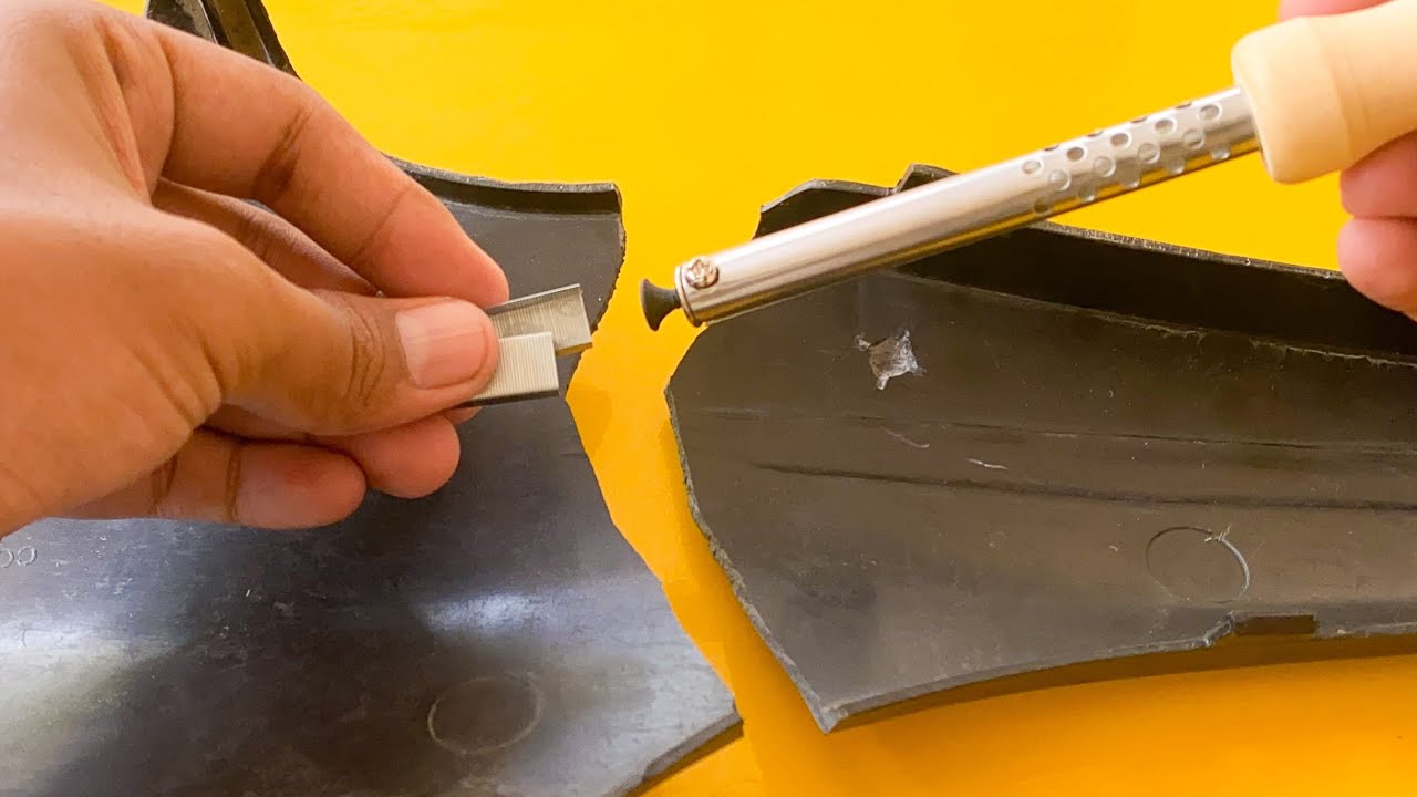 The Shocking Method Of A 30 Year Old Handyman! Repair Broken Plastic With Plastic Welding Method