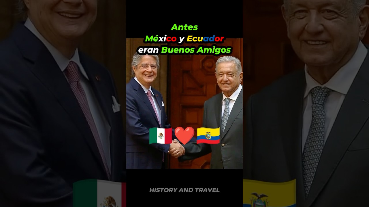 Relaciones M&eacute;xico-Ecuador🇲🇽💔🇪🇨Mexico-Ecuador Relations #mexico #ecuador #amlo #noboa #sheinbaum