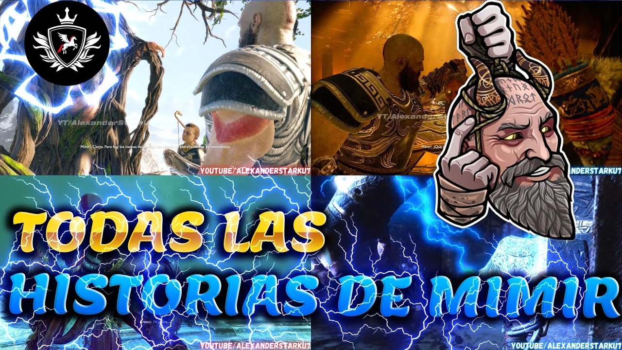 Todos los Diálogos Importantes de Mimir en la Historia Principal / All Mimir's Tales - GOD OF WAR 🌟