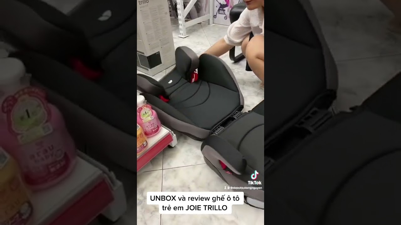 UNBOX và review ghế ô tô trẻ em JOIE TRILLO