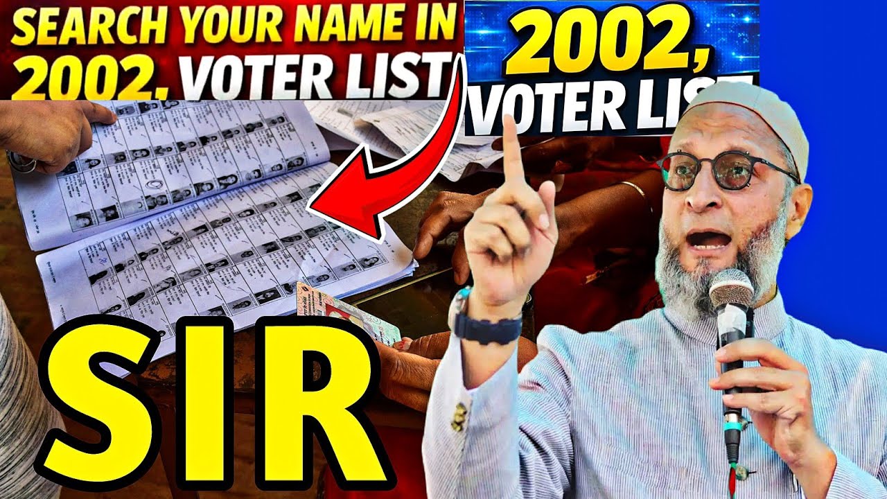 SIR Ka importance Asaduddin Owaisi Ne Kaha Vote Dalna Zaruri Hai? 