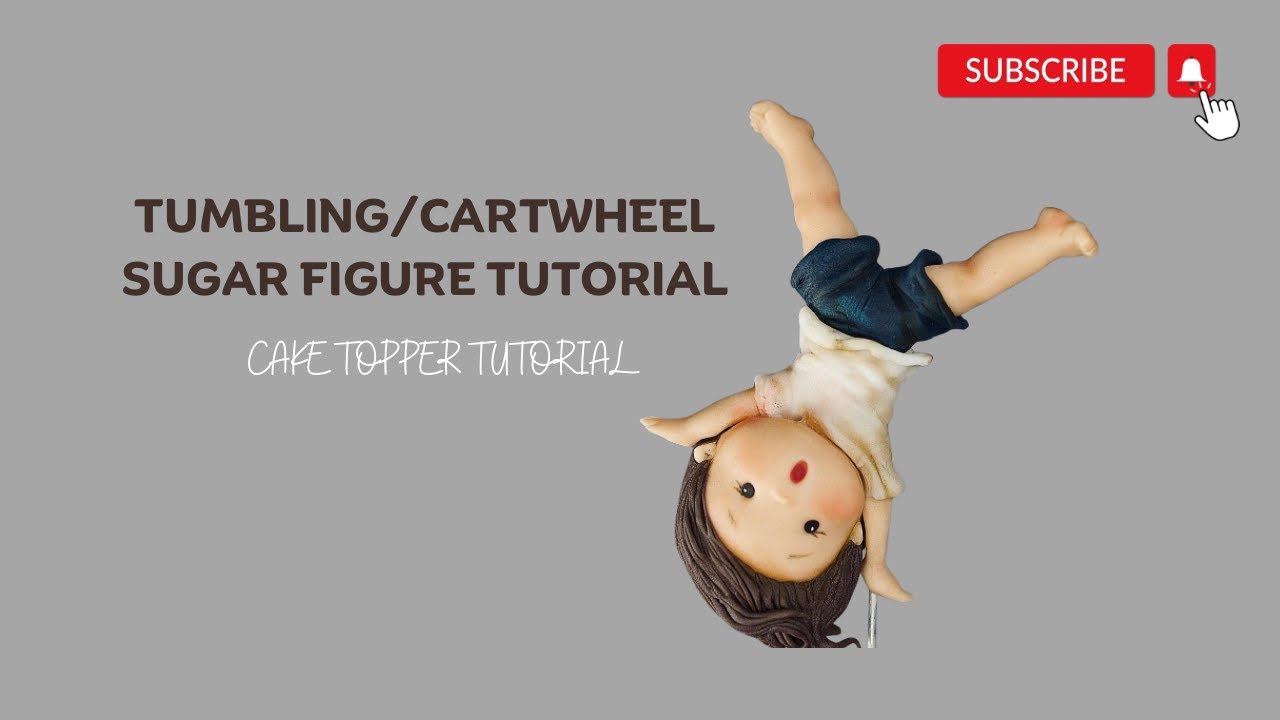 Tumbling Cake Topper Figure Tutorial