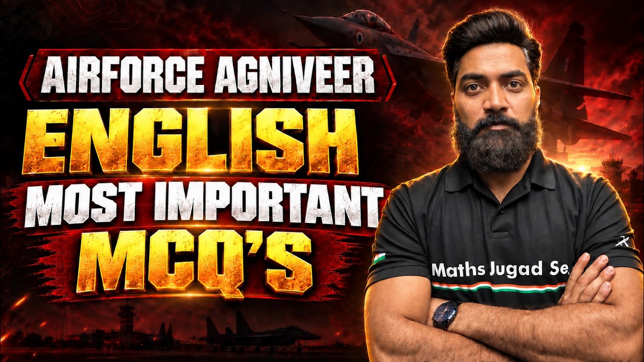 Agniveer Vayu Exam English Important Questions 🔥 Important Questions English 🚀 Airforce Agniveer