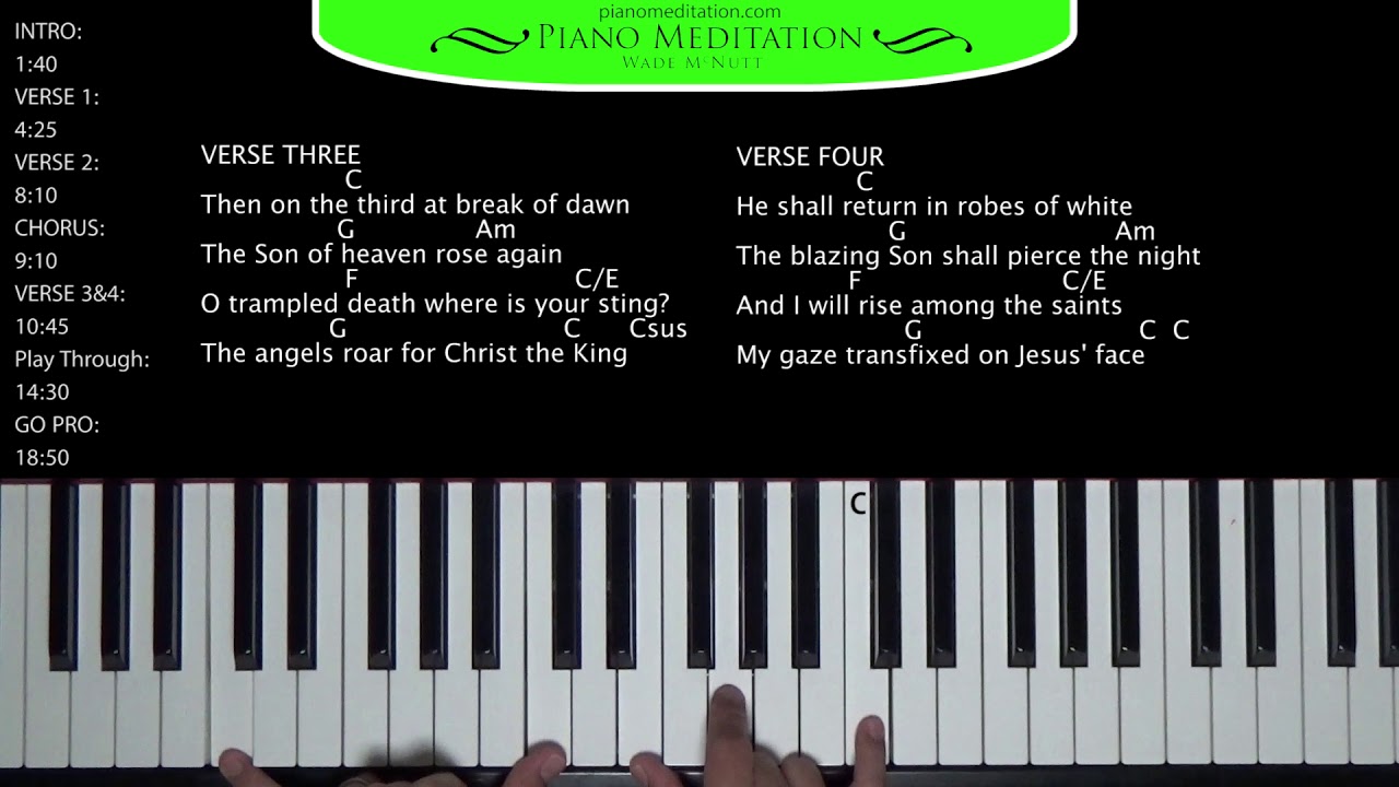 O Praise the Name (Hillsong) - How to Play on the Piano [C]