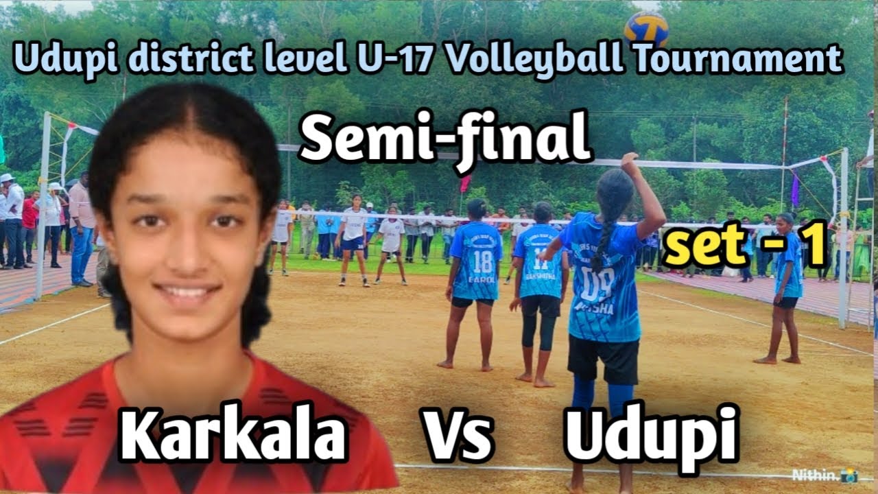 🔥 Semifinal Showdown | Udupi vs Karkala | Udupi District Level U-17 Girls Volleyball Tournament