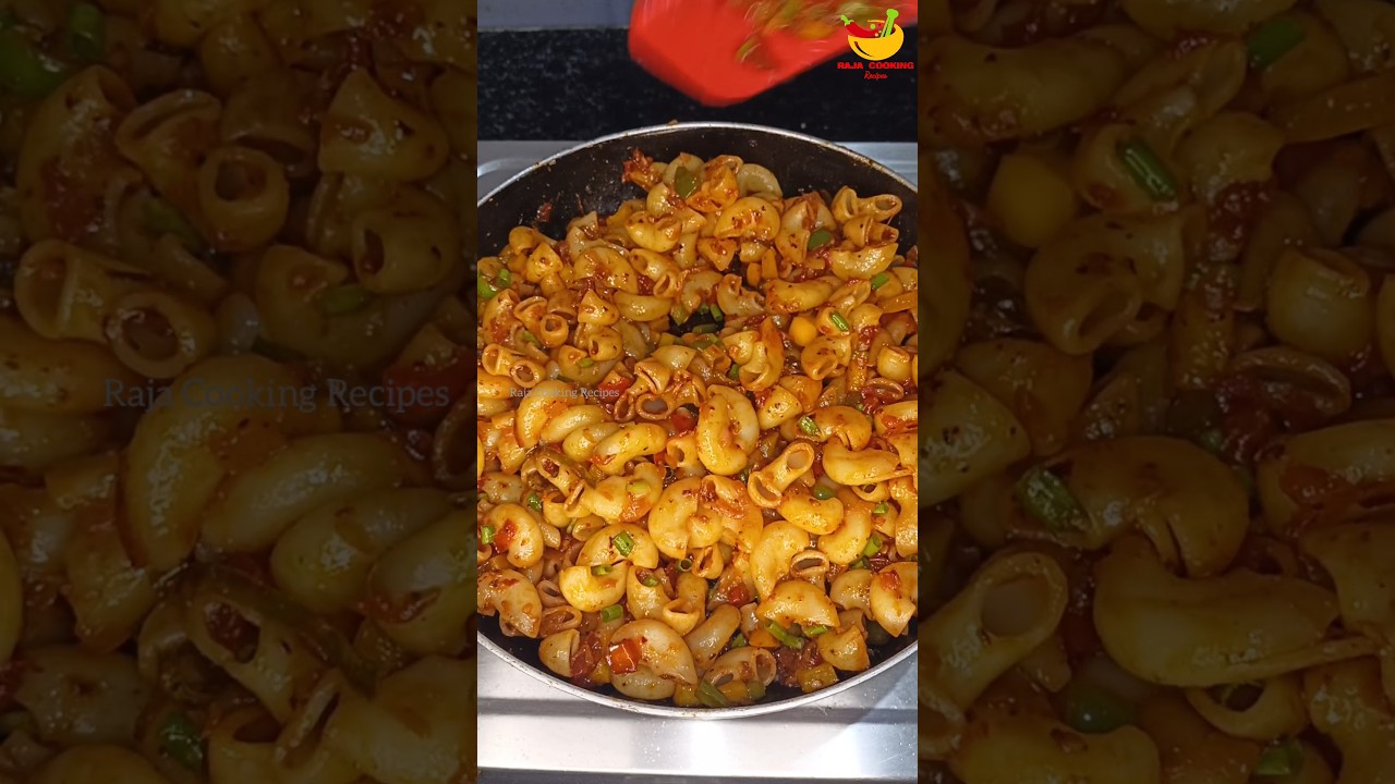 Super 4 mins macaroni pasta @RajaCookingRecipes #youtubeshorts #shorts