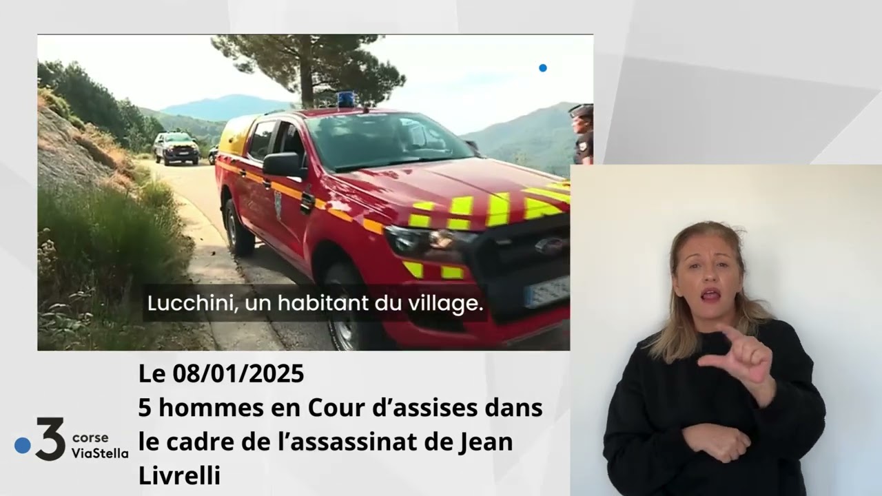 08.01.2025 5 hommes en Cour d'assises dans l'affaire de l'assassinat de Jean Livrelli