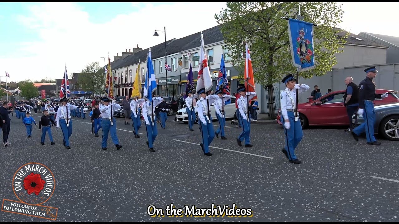 Markethill Protestant Boys @ their annual band parade 26th April 2025