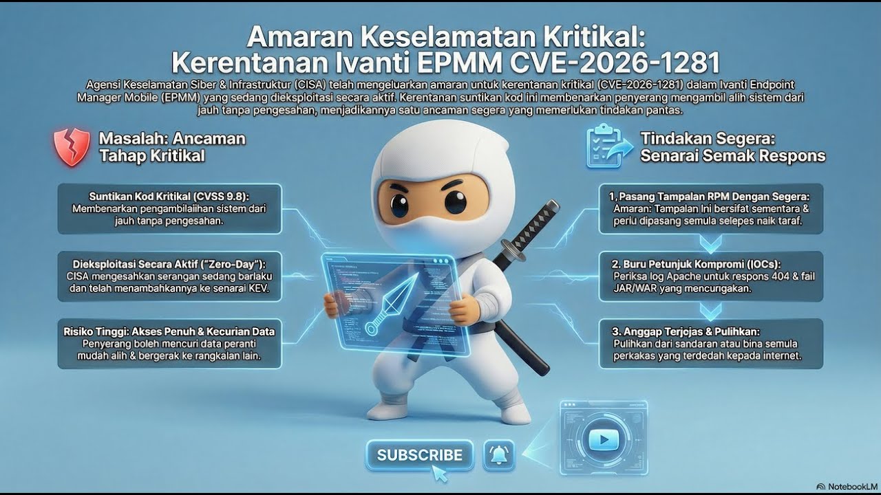 KRITIKAL 9.8: Mengapa Anda Mesti Membina Semula Ivanti EPMM Anda (Pendedahan Penuh CVE-2026-1281)