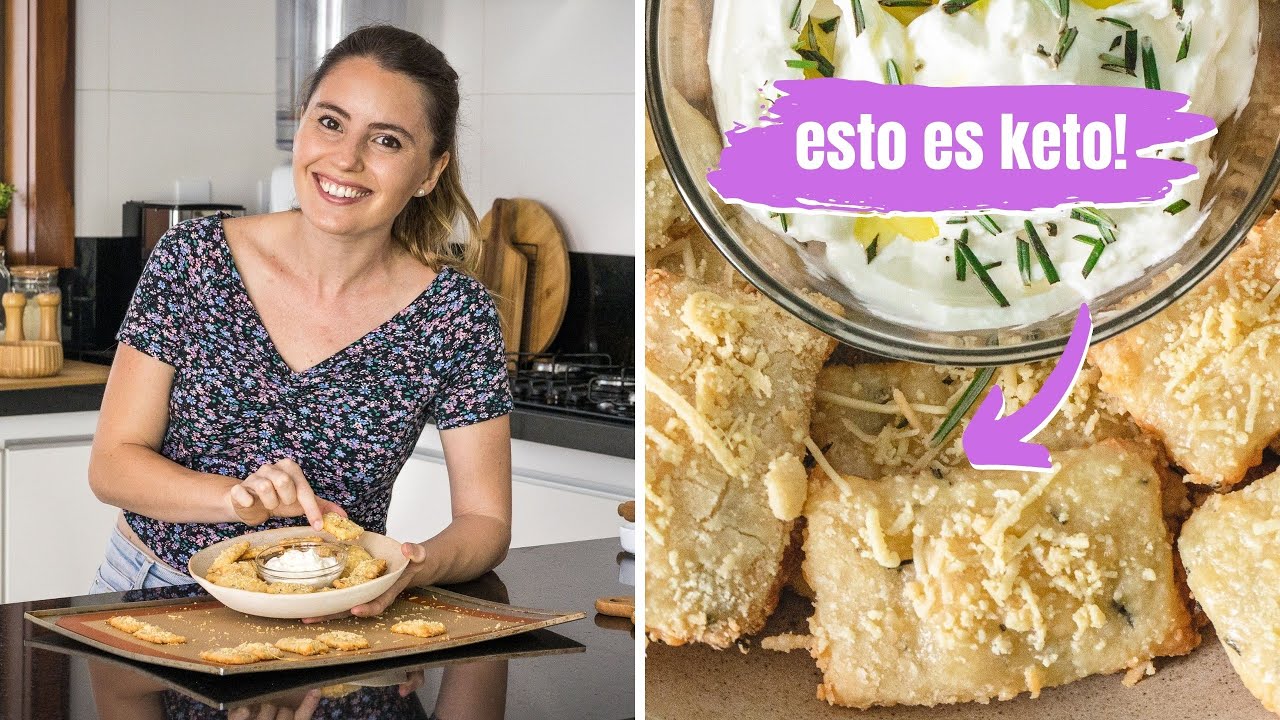 Galleta Cracker de Queso KETO, sin harina!