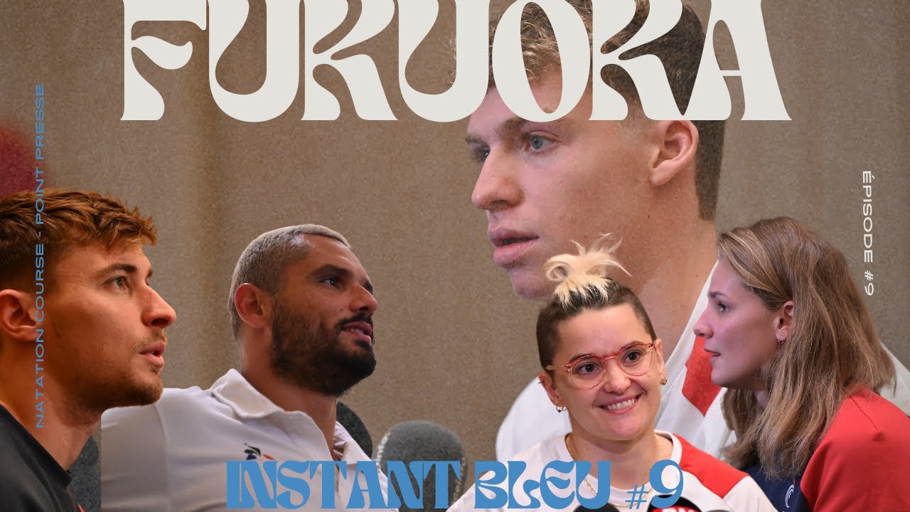 LE BEST OF DE LA CONFÉRENCE DE PRESSE DE L'ÉQUIPE DE FRANCE DE NATATION - INSTANT BLEU À FUKUOKA #9