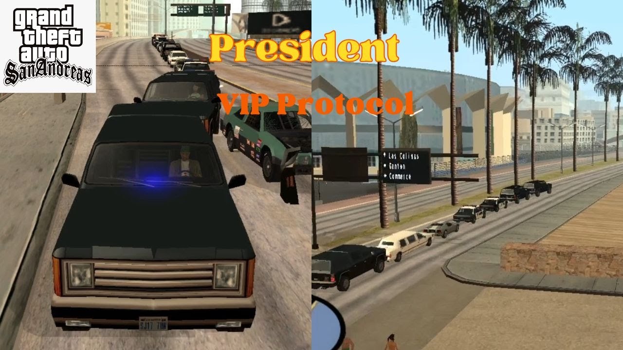 President VIP Protocol Mod in GTA San Andreas by NyxavonPlays