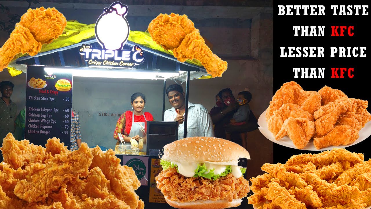 No More KFC | Best Crispy Fried Chicken in Pondicherry | Triple C