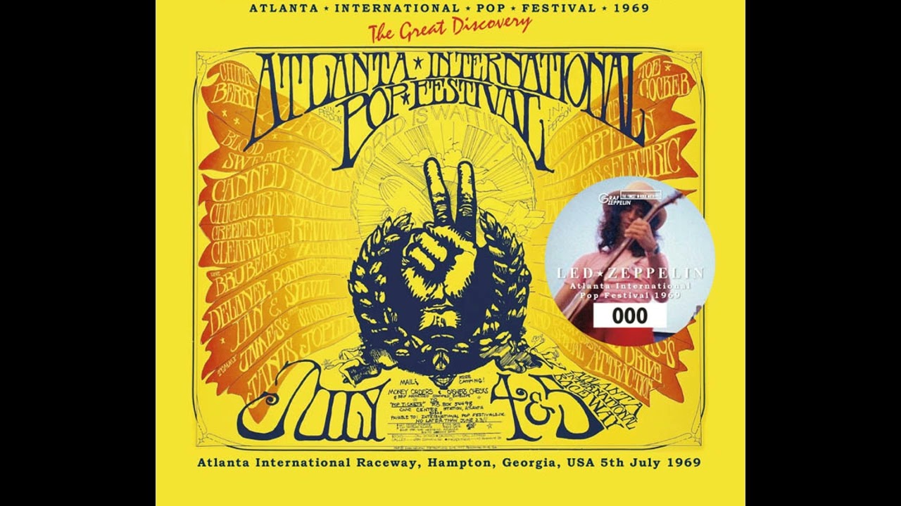 Atlanta Pop Festival 4 - 5 July 1969