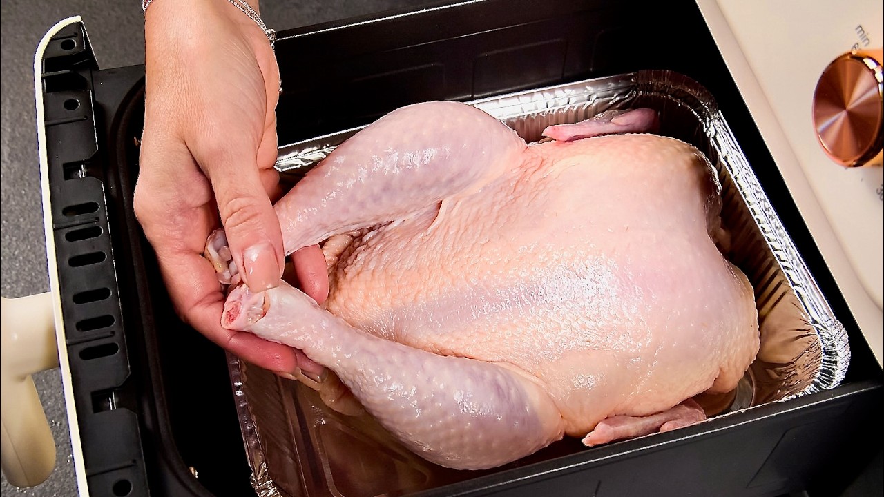 A Korean Chef Taught Me This Chicken Trick in an Air Fryer! My Friends Beg Me for the Recipe!