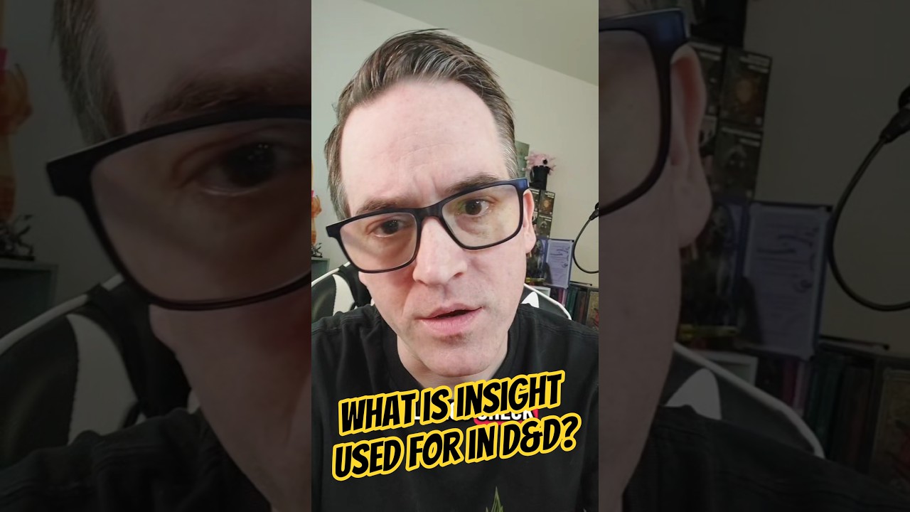 What is Insight for in D&D?