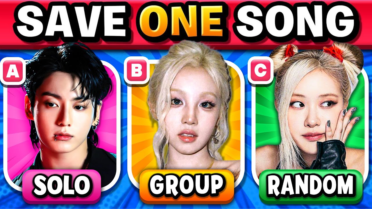 SOLOIST vs GROUP vs RANDOM - Save one Kpop Song 🎵 | Kpop Quiz 2026