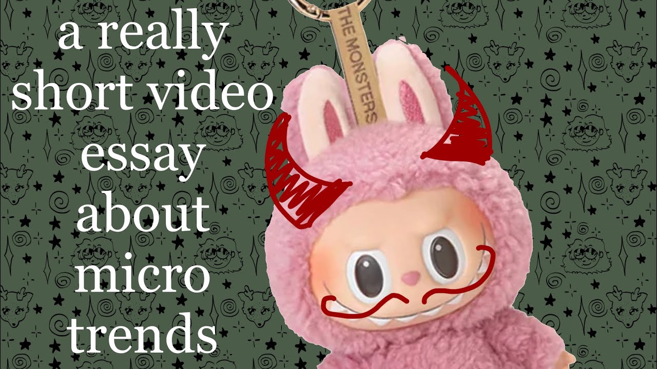A really short video essay about microtrends.