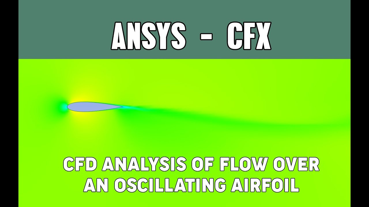 Flow over an oscillating airfoil | Ansys CFX | Pitching mode