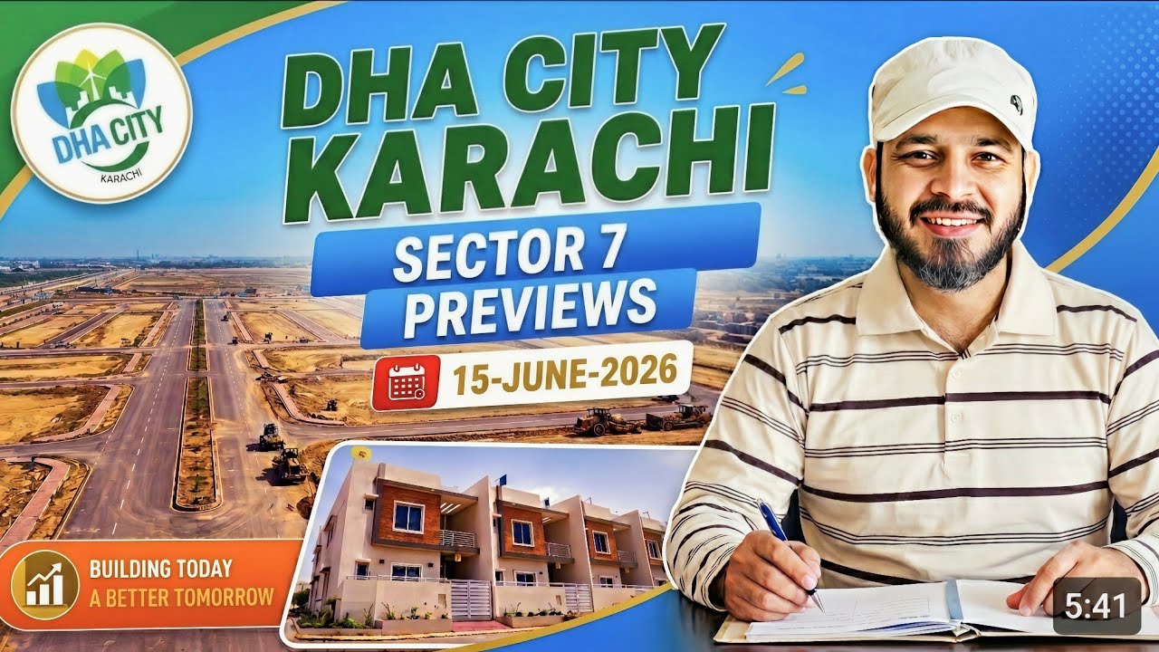 DHA City Karachi Sector 7 Plots Price Update | 500 Sq Yards Plots! 🚀