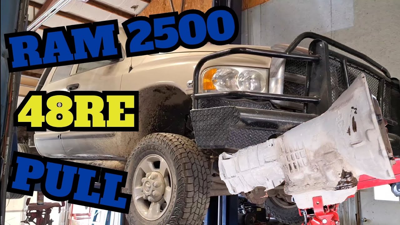 2003 Dodge Ram 2500 Transmission Removal. (48RE)