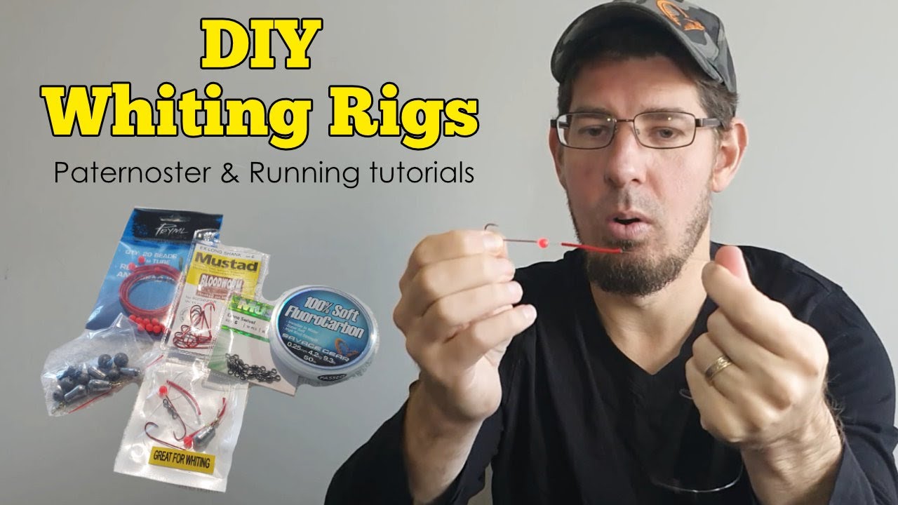 Whiting rig setup | Simple DIY Paternoster & Running Fishing rigs
