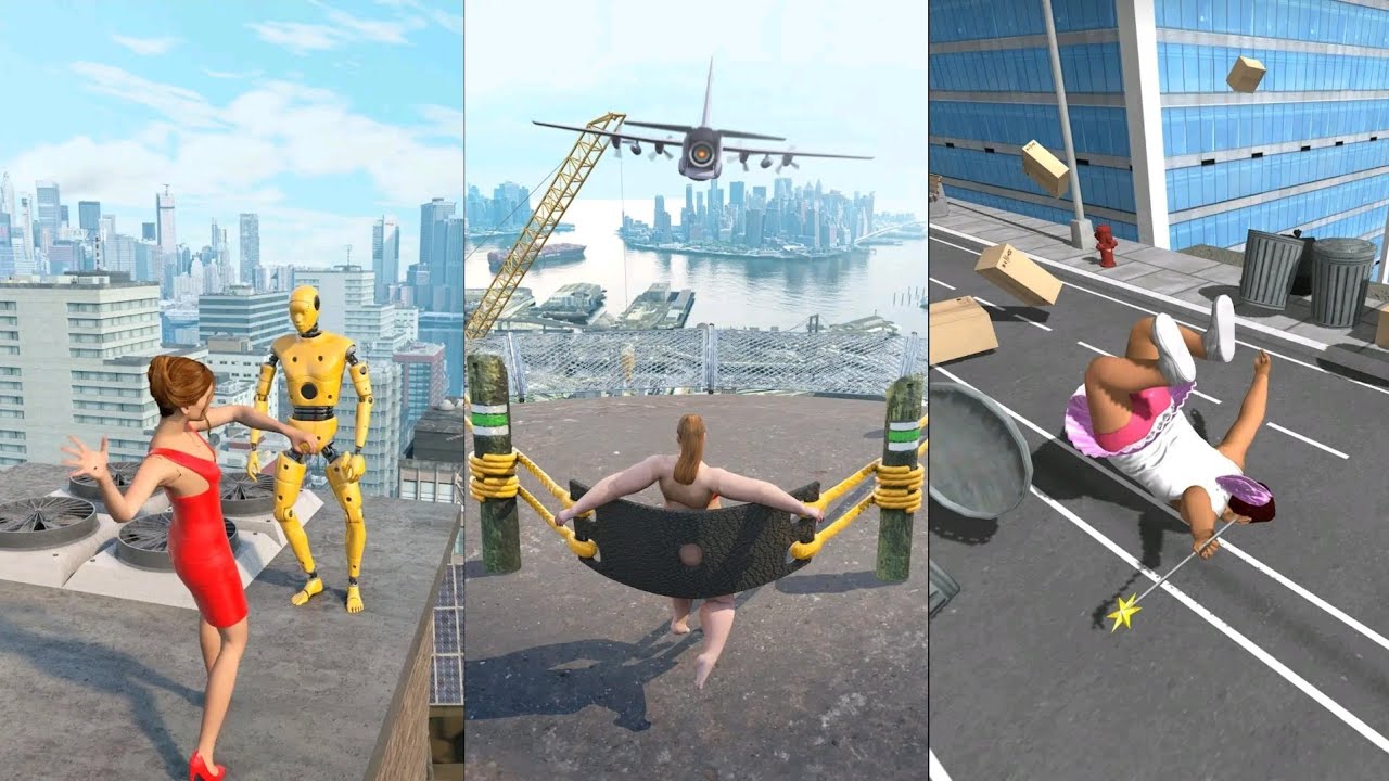 Falling Art Ragdoll Simulator Game !