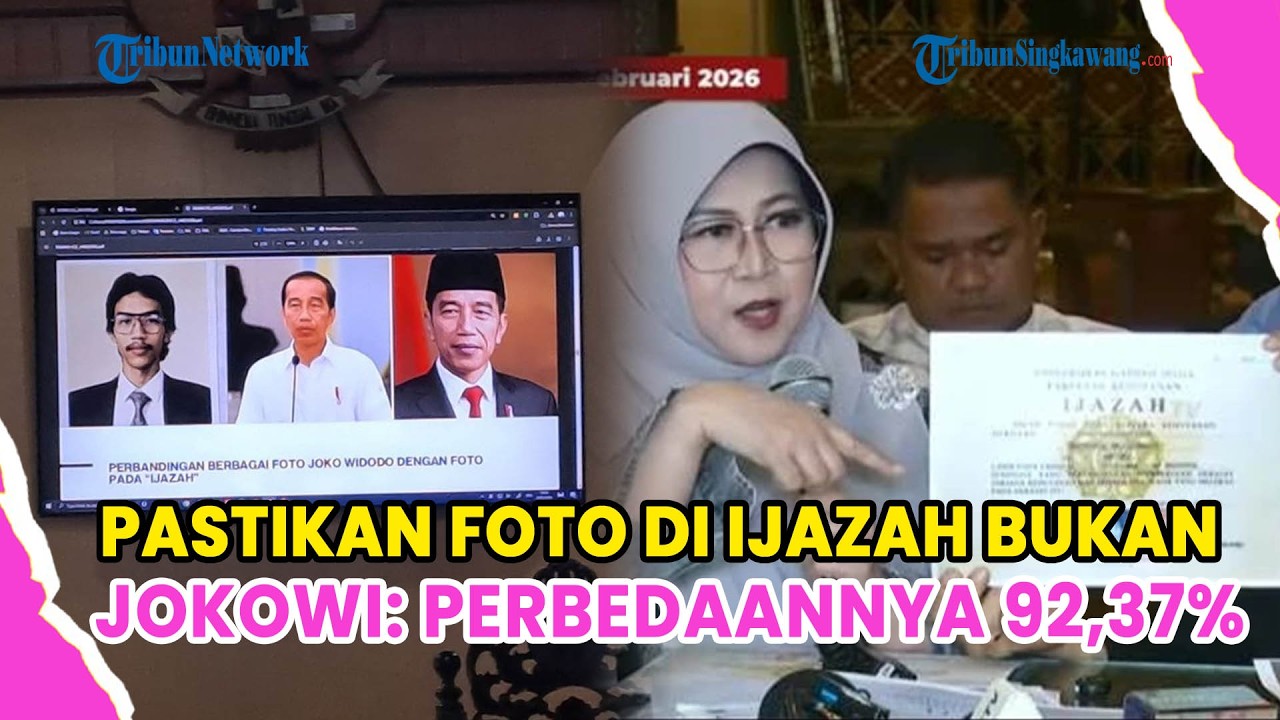 BERSAKSI DI SIDANG, DOKTER TIFA PASTIKAN FOTO DI IJAZAH BUKAN JOKOWI: PERBEDAANYA 92,37 PERSEN