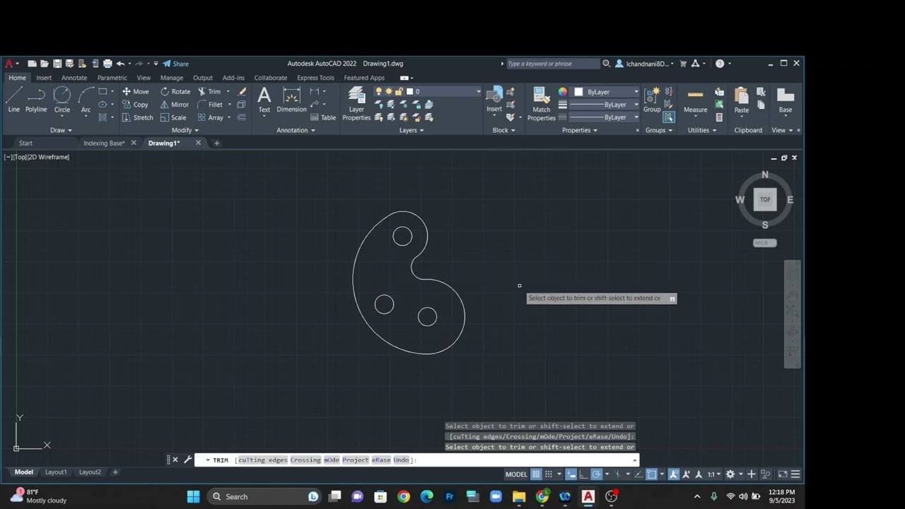 Indexing base Autocad