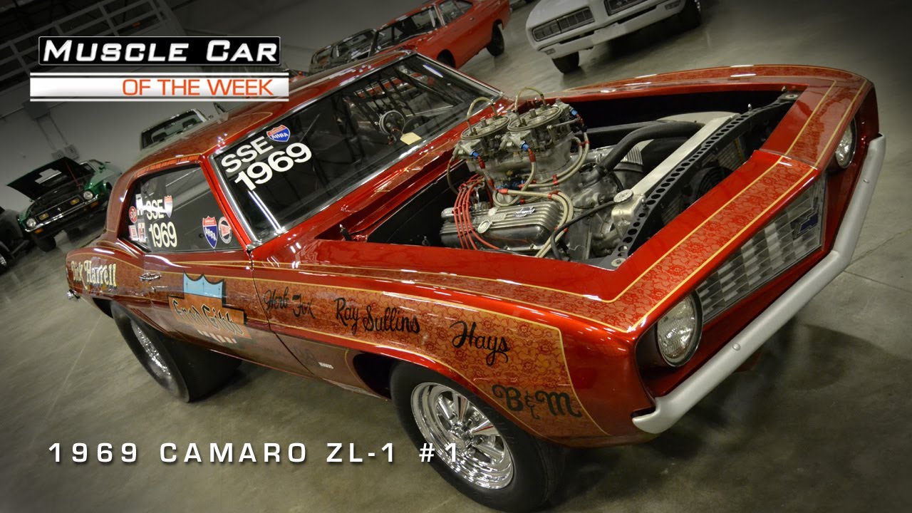 Muscle Car Of The Week Video #1: 1969 Camaro ZL-1 #1!