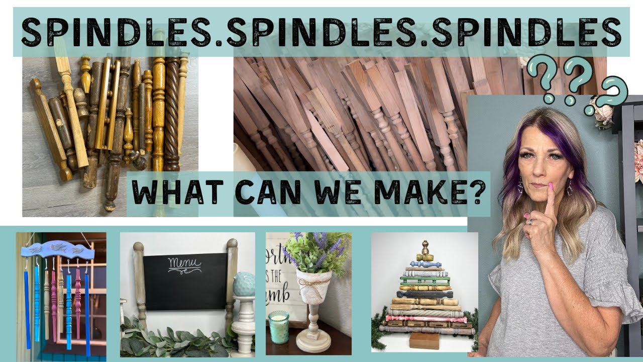 10 Spindle DIY Decor  Projects for Seasonal and Everyday/Farmhouse/RusticCottage Core/