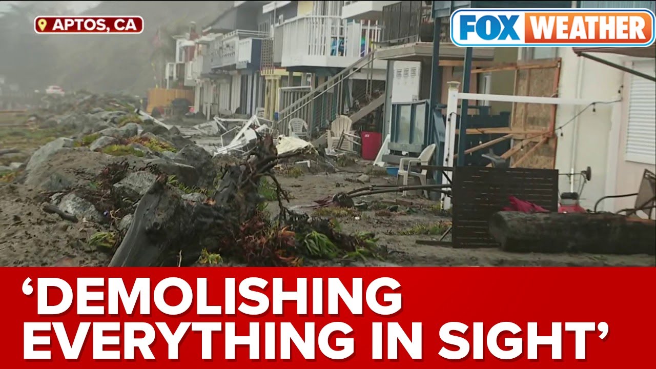 Destruction in California Coastal Towns Amid Storms