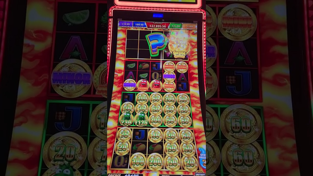 New Favorite Game Flaming Fiesta Chili Lucha Buy a Bonus Feature #wilsonvilleslots #slot #bonus