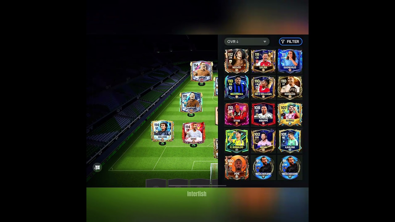 114 OVR SQUAD in FC MOBILE #fcmobile #fcmobile25 #fcmobile24 #eafcmobile #shorts