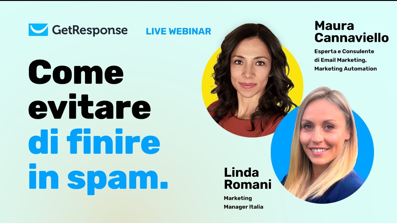 GetResponse Webinar | Come evitare di finire nella casella di spam