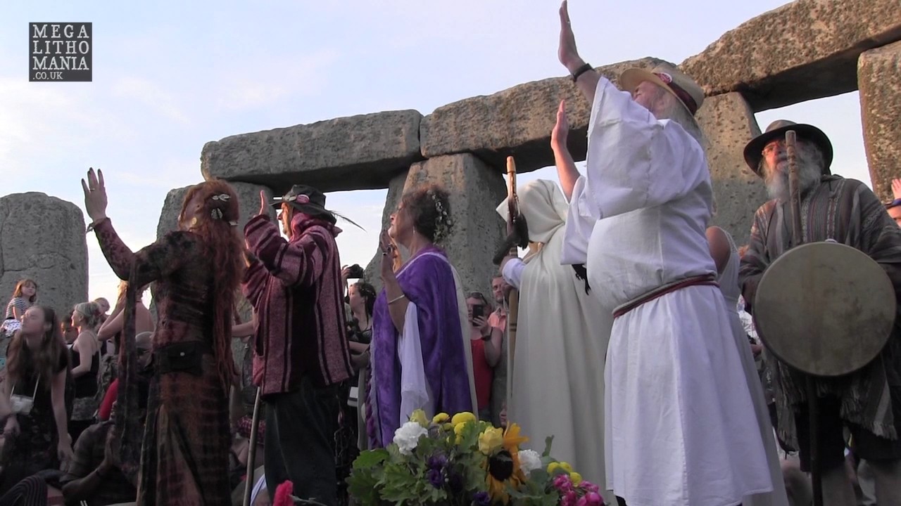 2017 Summer Solstice at Stonehenge and Druid Ceremony