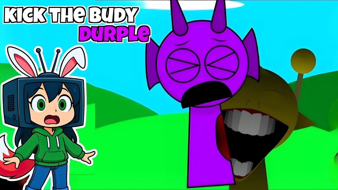 SPRUNKI Kick The Buddy pero somos MALOS con DURPLE 😱 | mod incredibox