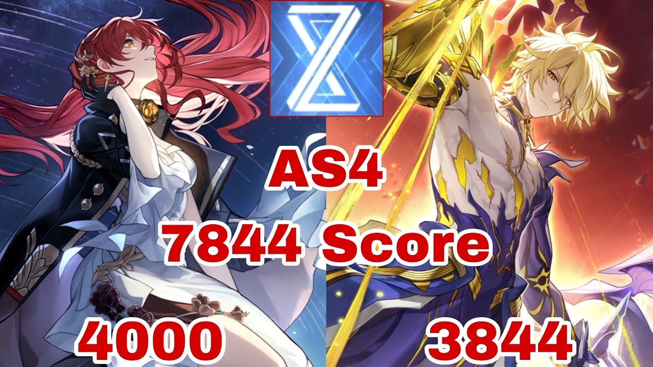 [ Honkai Star Rail ] Himeko & Phainon Apocalyptic Shadow 4 | Version 3.8 | 7844 Score