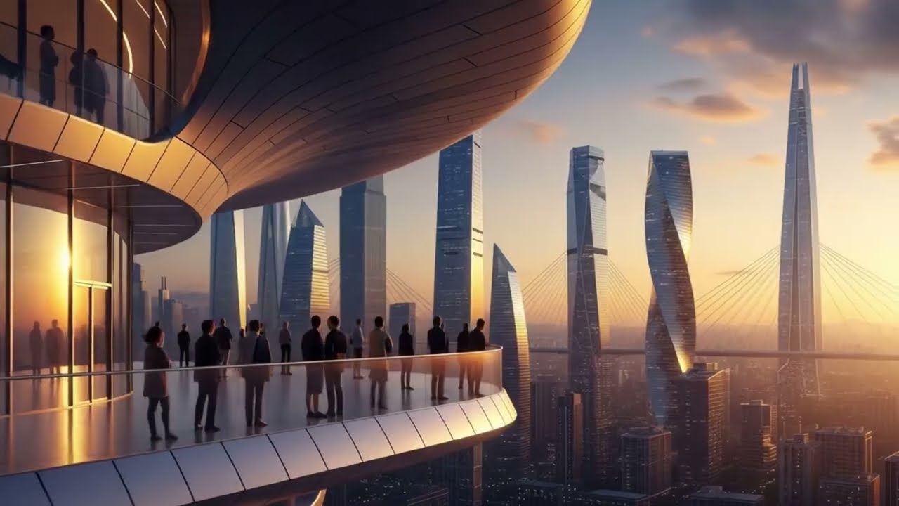 Cinematic Journey Through a Futuristic Megacity | Ultra Modern Skyscrapers & Architecture(Episode 3)