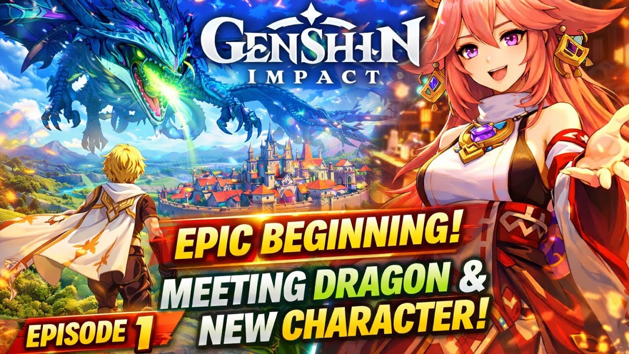Genshin Impact Mobile 🔥 EPISODE 1 | First City, Dragon & New Character! | Dead Pixel Arena