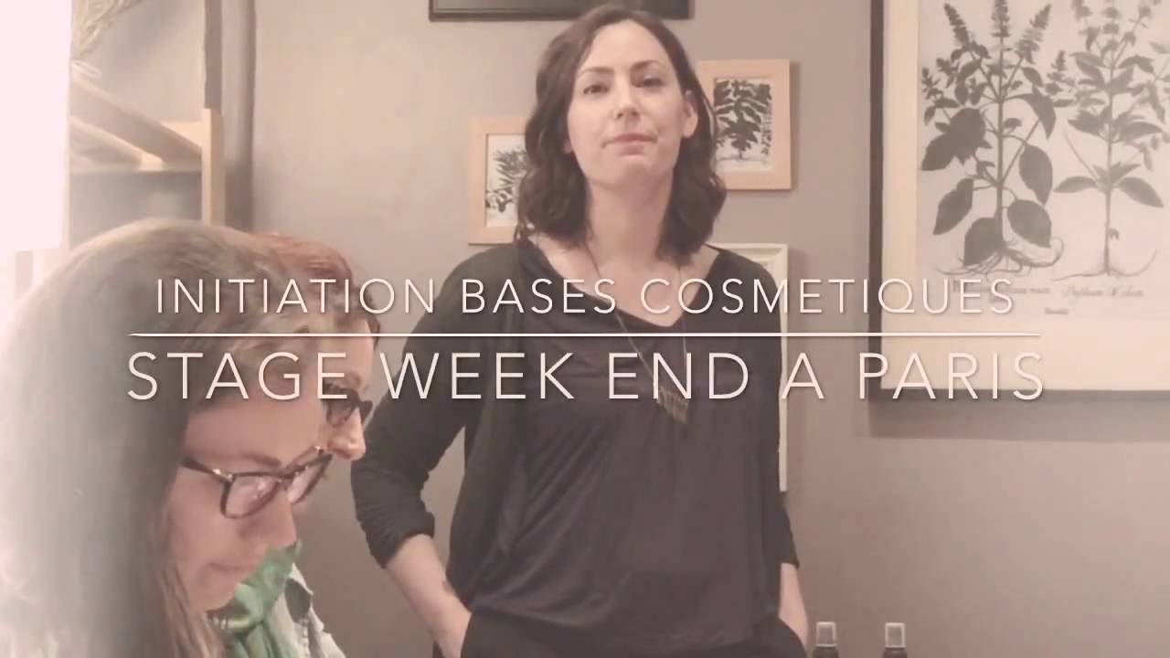 STAGE INITIATION BASES DEUX JOURS - COSMETIQUE - AROMA