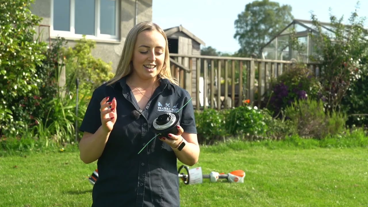 How to Reload a Stihl FSA 60 Strimmer Head - Fraser C Robb