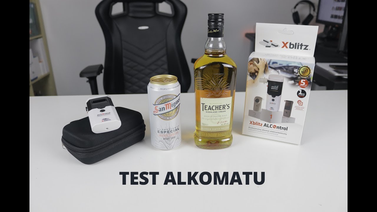 Test trzeźwości Black'a  -  Xblitz Alcontrol z czujnikiem elektrochemicznym