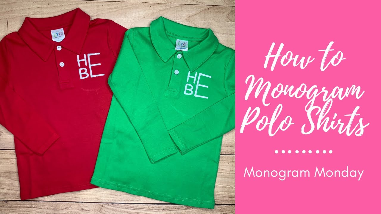 How to Embroider a Polo Shirt | Monogram Monday | Ricoma Embroidery Machine | Embrilliance Essential