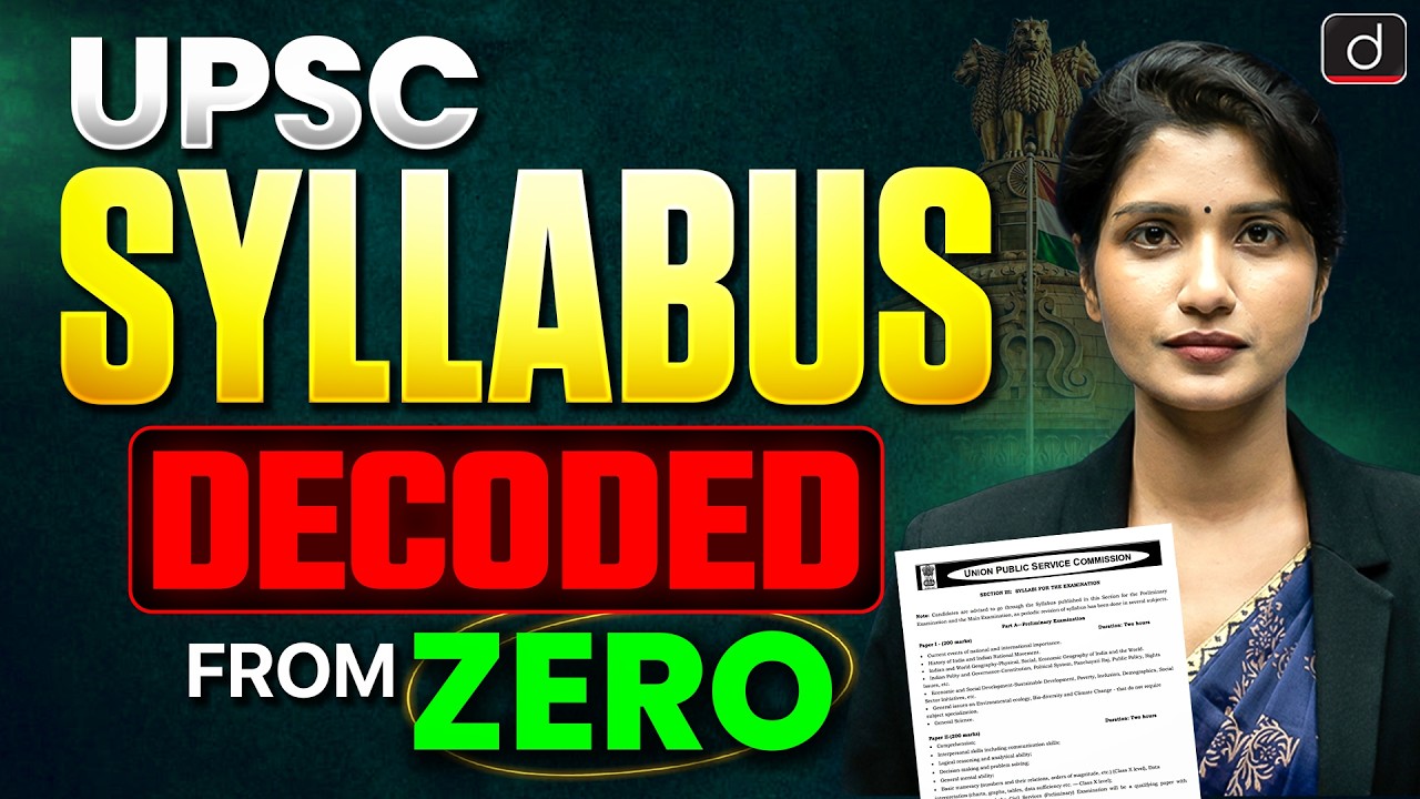 Complete UPSC Syllabus Explained for Beginners | UPSC 2028 | Drishti IAS English