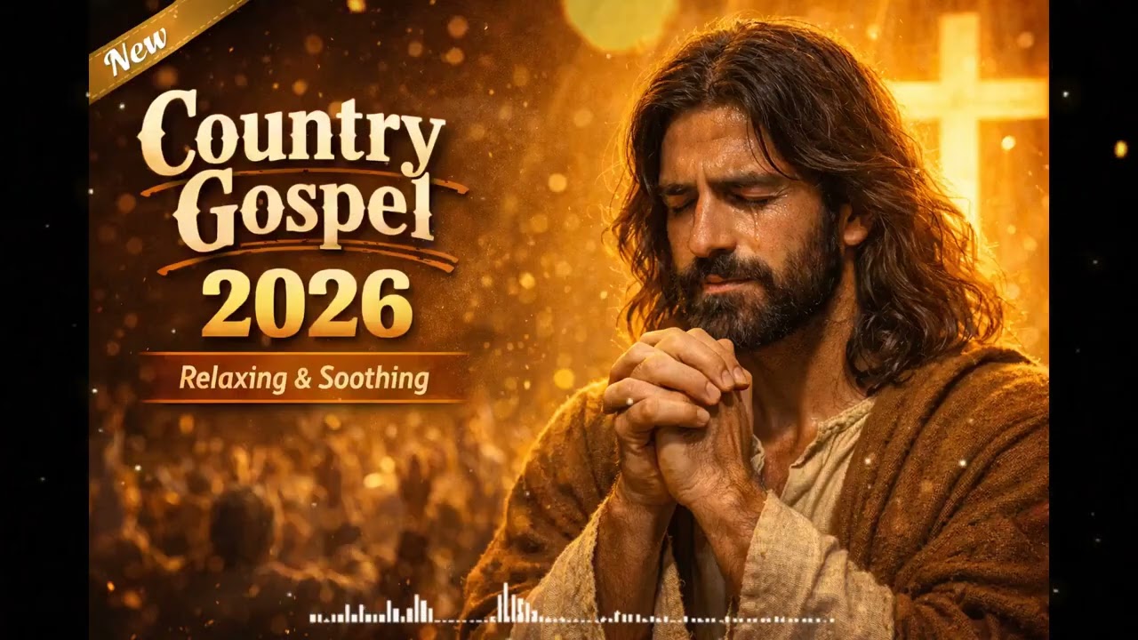 【𝑷𝑳𝑨𝒀𝑳𝑰𝑺𝑻】 Peaceful Country Gospel 2026 | 1 Hour Classic Hymns for Comfort & Rest