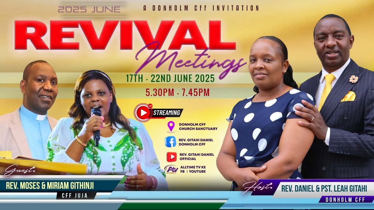 THREE THINGS THAT BRING MANIFESTATION - REV MIRIAM GITHINJI | JUNE 2025 REVIVAL MEETING | 20/6/2025.